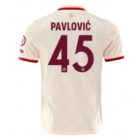 Bayern Munich Aleksandar Pavlovic #45 Tredje Tröja 2024-25 Korta ärmar